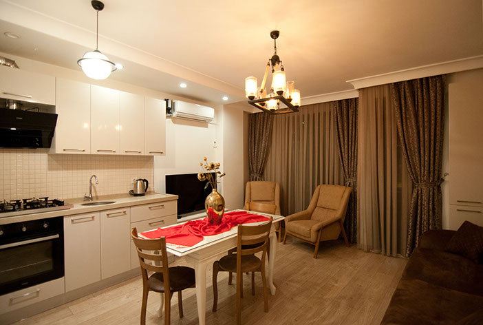 The Hearth Loft iç mekânı