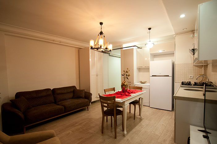 The Hearth Loft iç mekânından bir kare