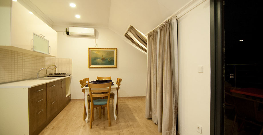 The Hearth Loft iç mekânı