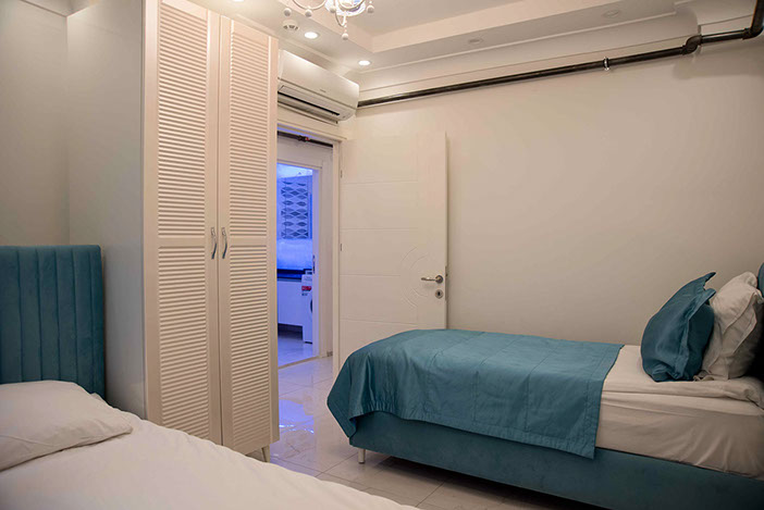 The Cedar Duplex iç mekânından bir kare