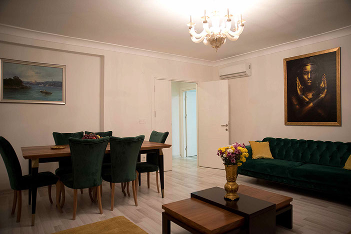 The Atelier Residence'ın salon alanı