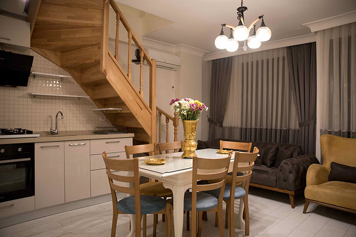 The Walnut Loft'un yaşam alanı