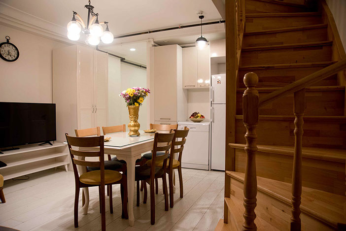 The Walnut Loft iç mekânı