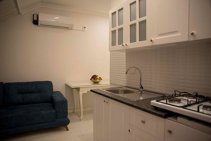 The Walnut Loft iç mekânından bir kare